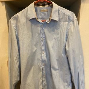 Burberry Brit Light Blue Classic Medium Dress Shirt- Good Condition